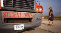 Student truck driver