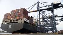 Port of LA container ship