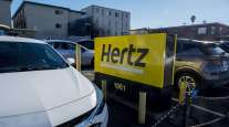 Hertz rental car location in California
