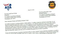 ATA, OOIDA letter objecting to Sen. Cornyn's VMT tax on trucks idea