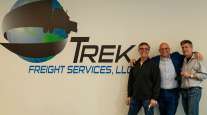 Becker Logistics and Trek Freight Services company officials