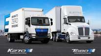 Kenworth K270E and T680E battery-electric trucks