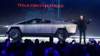 Tesla CEO Elon Musk introduces the Cybertruck