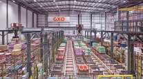 Inside a GXO warehouse