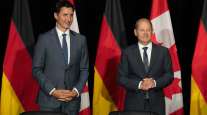Justin Trudeau and Olaf Scholz
