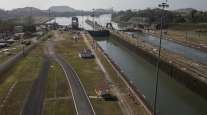  Miraflores Locks of the Panama Canal is seen in Panama City, Panama