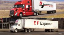 Sutton and E F trucks
