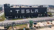 A Tesla factory