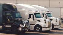 TuSimple and UPS trucks