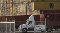 Shipping containers at the Port of Newark in Newark, N.J. (Victor J. Blue/Bloomberg News)