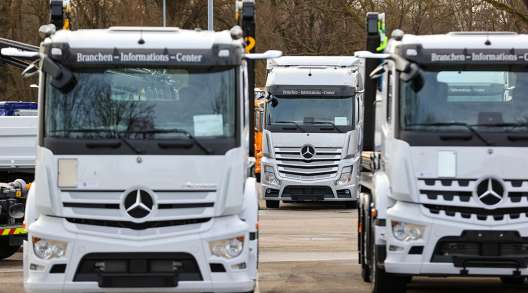 Daimler trucks in Germany