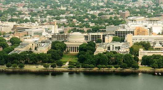 Aerial view of MIT