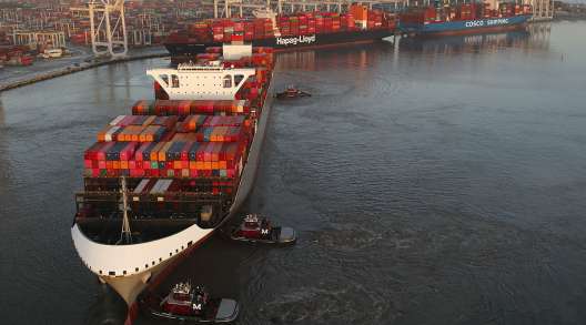 Containership at Port of Savannah