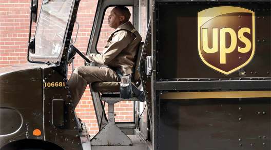 UPS truck driver