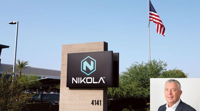 Nikola headquarters and new Senior Vice President Bruce Kurtt