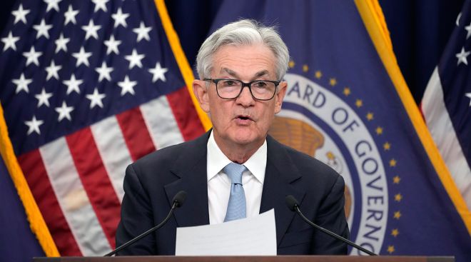 Fed Chair Jerome Powell at a March 22 press conference
