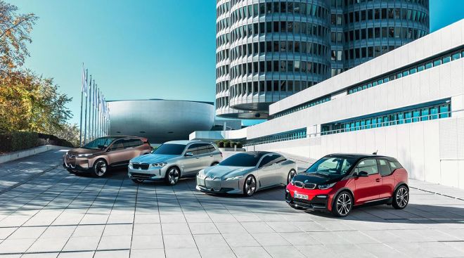BMW electric lineup
