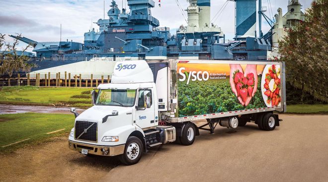 A Sysco Corp. truck