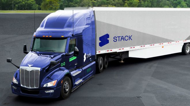 Stack AV truck