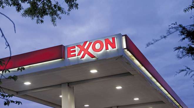 Exxon station