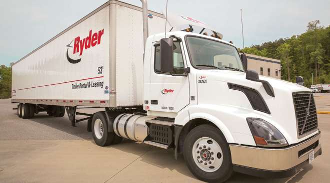 Ryder System truck