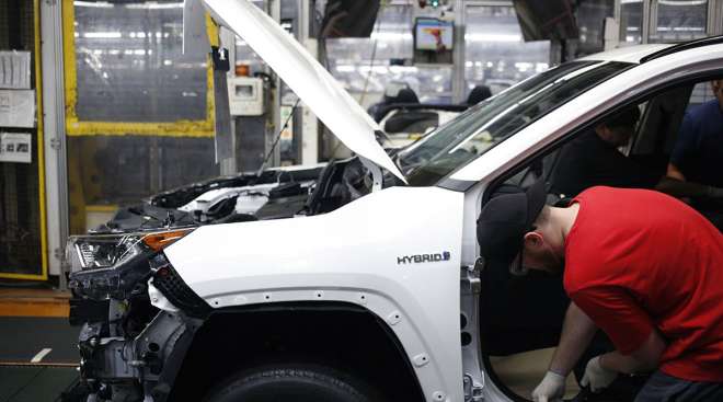 Toyota SUV in production