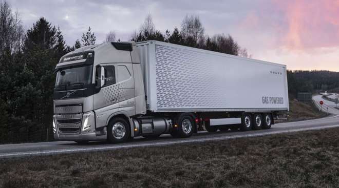 Volvo truck with Westport technology