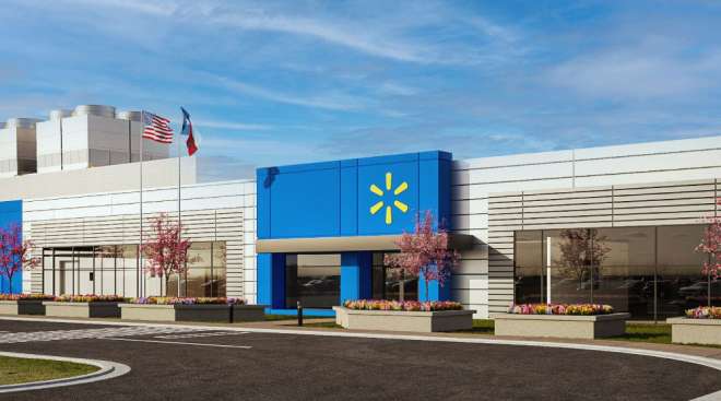 Rendering of Walmart dairy facility
