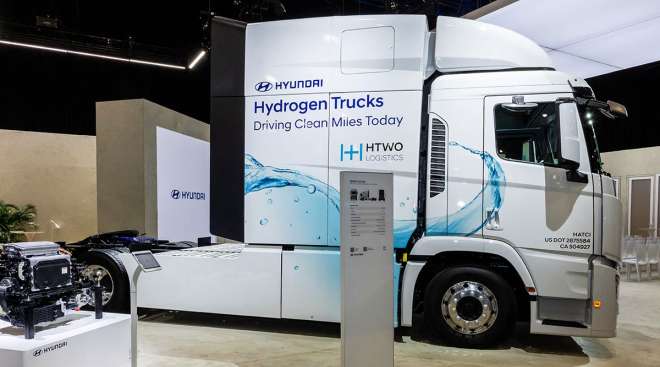 Xcient Fuel Cell truck