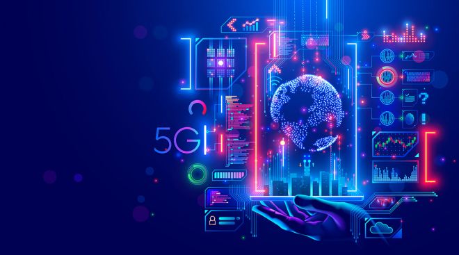 Getty image of 5G internet communication concept
