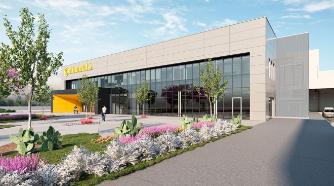 Continental  plant rendering