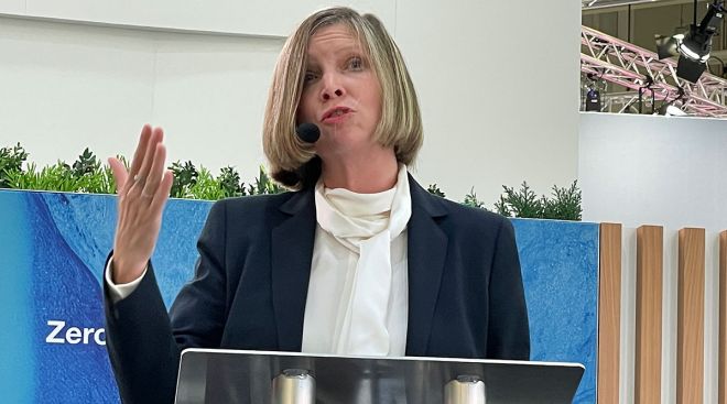 Cummins CEO Jennifer Rumsey at IAA 2022
