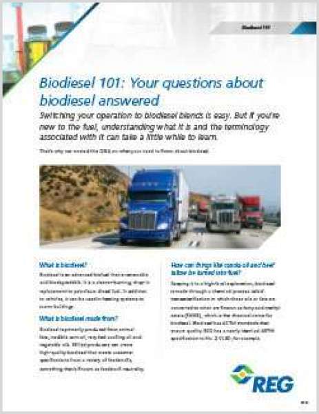 Biodiesel 101: Facts about the Fuel and its Benefits