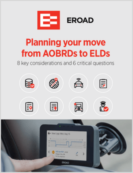 Planning Your Move From AOBRDs to ELDs