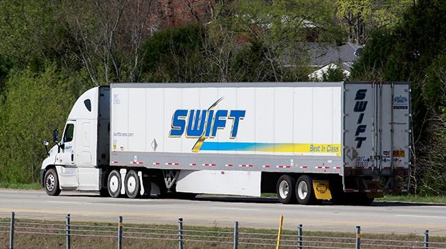 A Swift truck. 