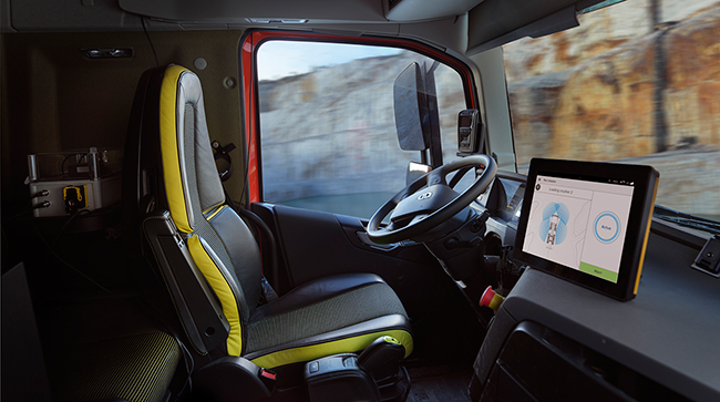 The autonomous Volvo mining transporter
