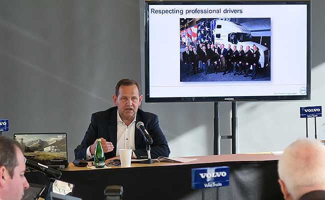 Volvo Trucks North America President Peter Voorhoeve