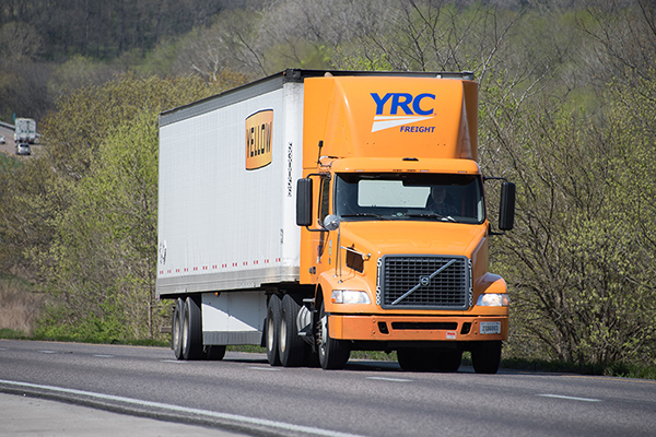 YRC Freight truck